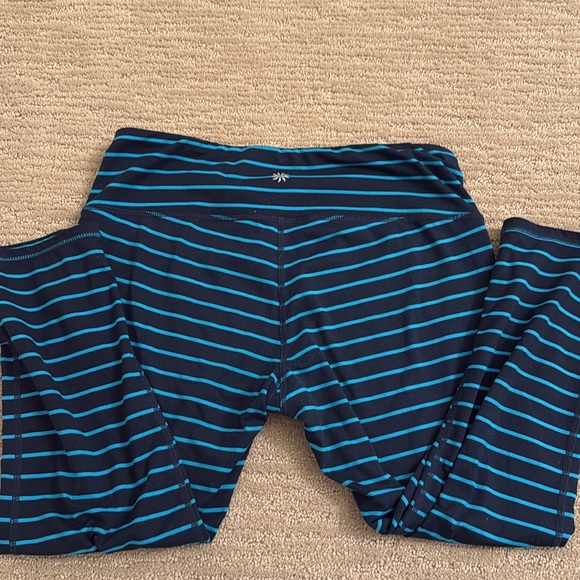 Athleta Chaturanga striped capri size M - Picture 7 of 7